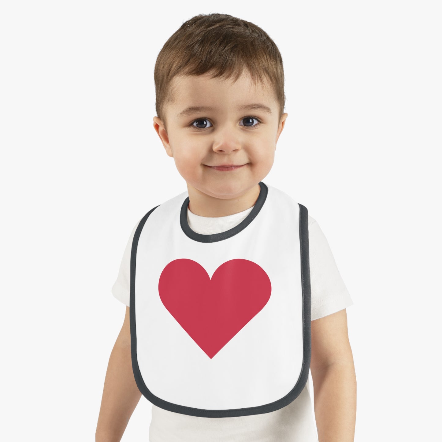Cute Heart Design Baby Bib - Perfect for Mealtime & Celebrations