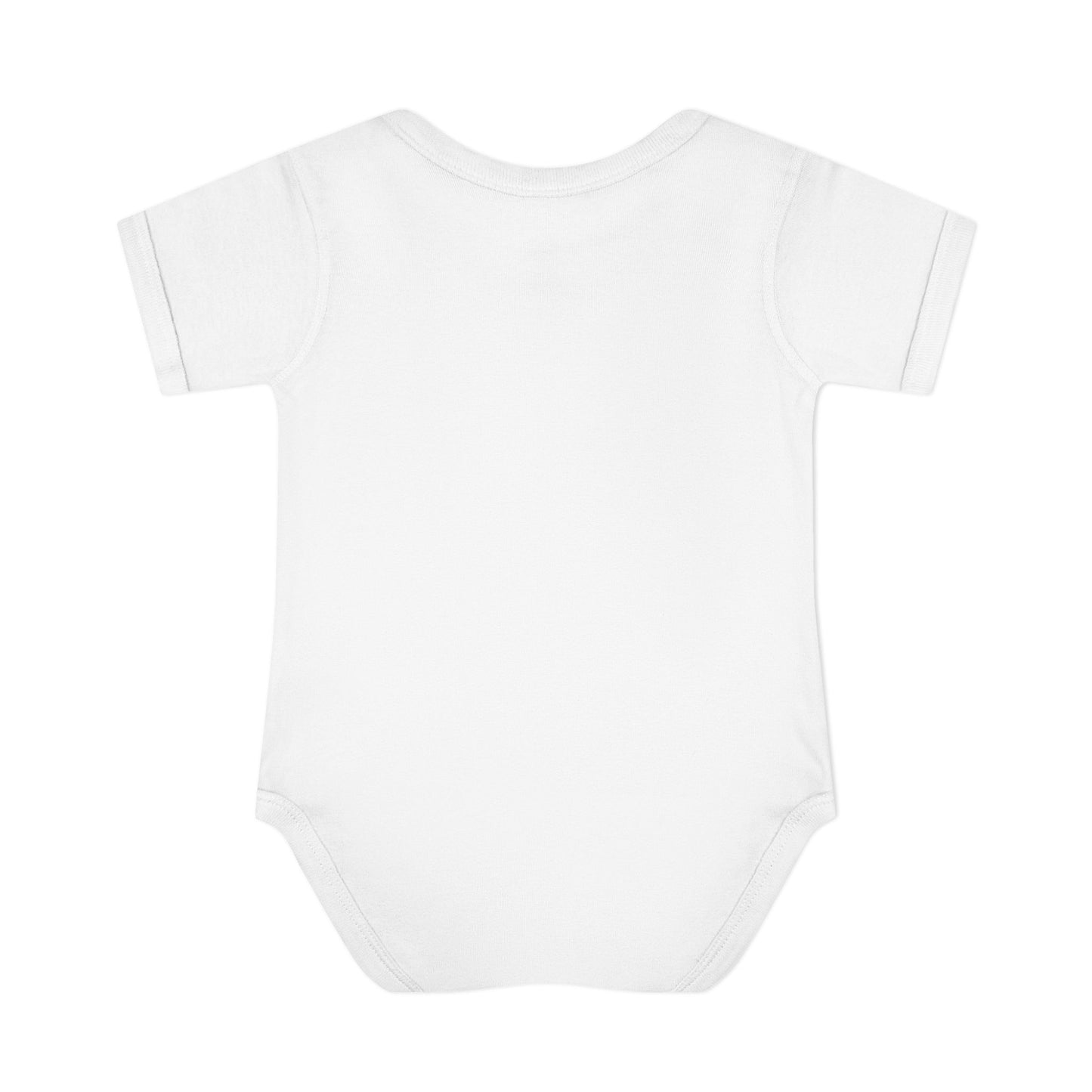 Black and White Zebra Baby Bodysuit | Cute Infant Rib Onesie for Animal Lovers