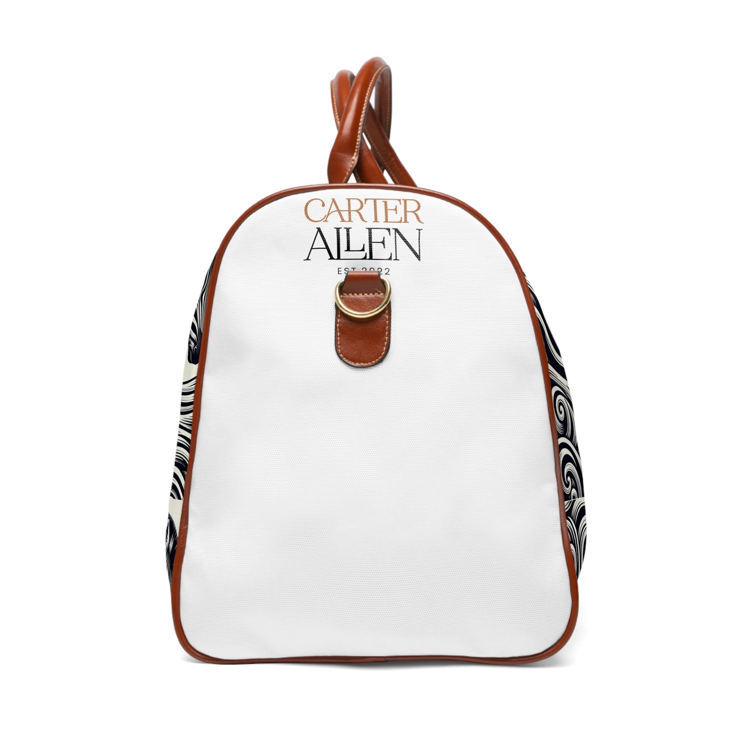Trendy Waterproof Travel Bag with Zebra Print for Stylish Adventures