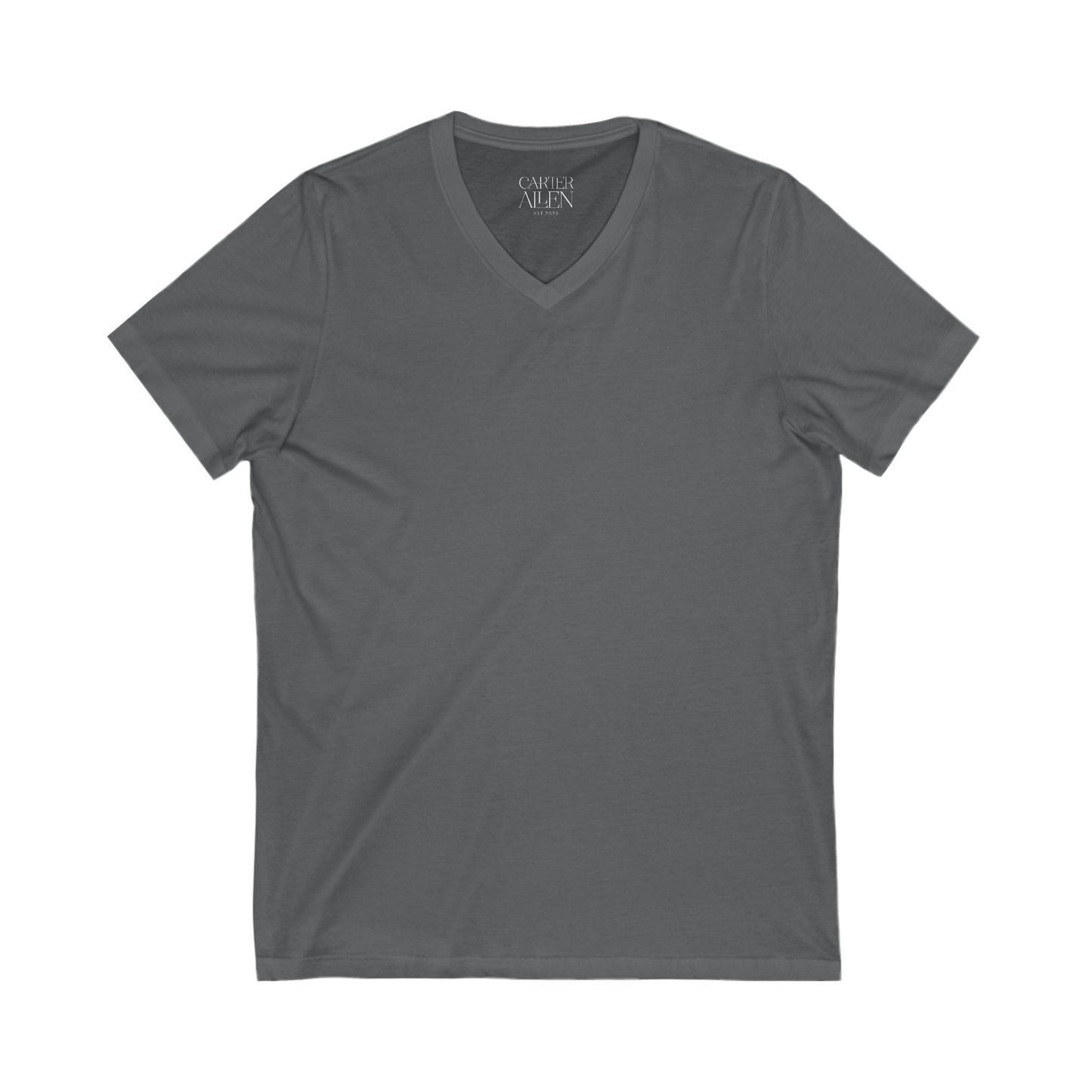 Casual Unisex V-Neck Tee - Perfect for Everyday Comfort