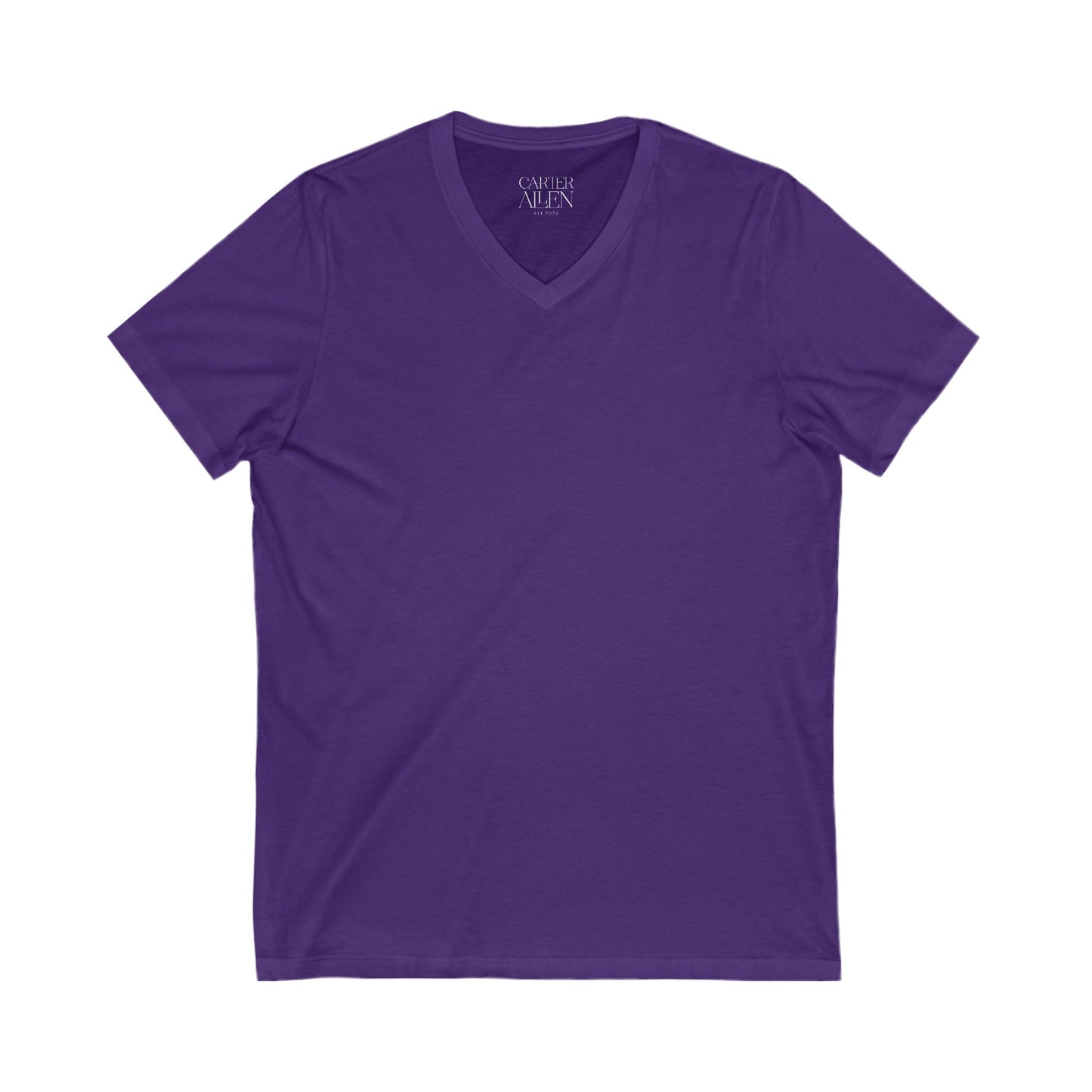 Casual Unisex V-Neck Tee - Perfect for Everyday Comfort