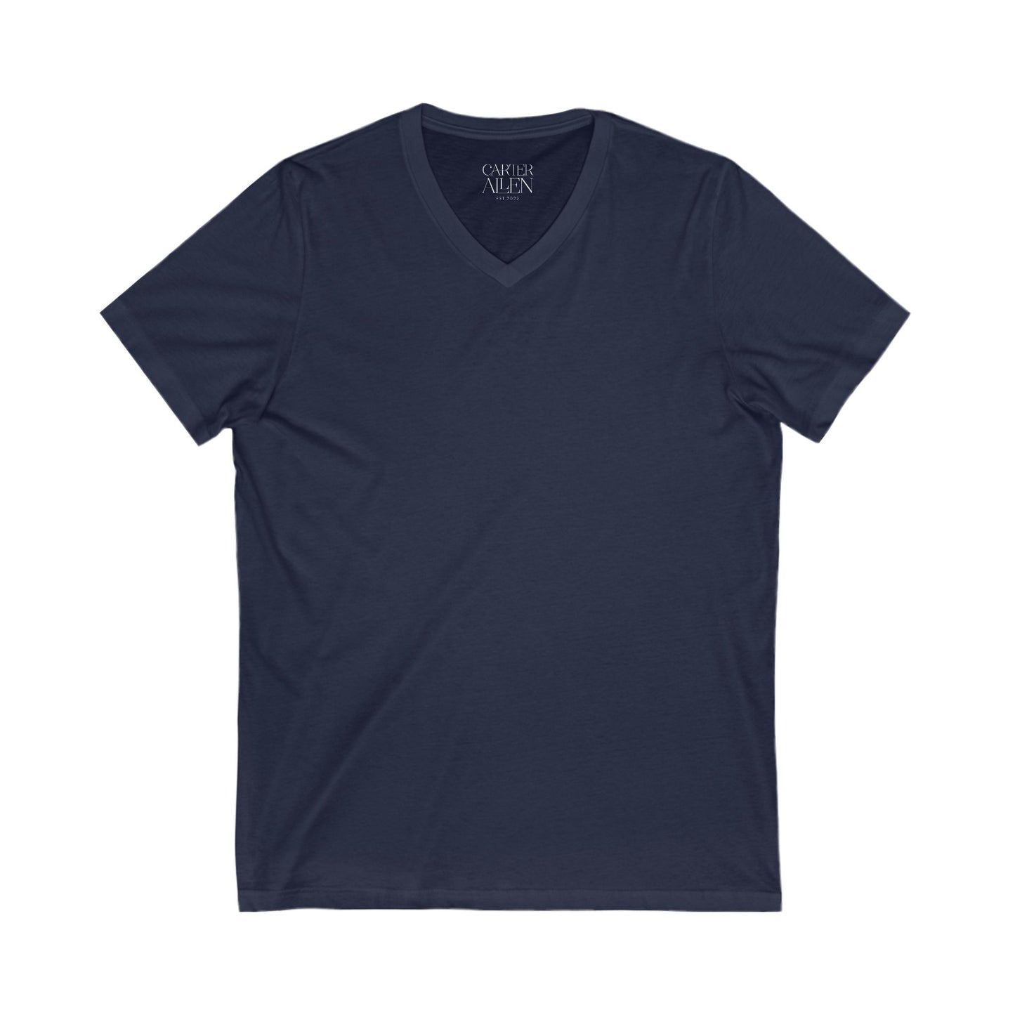 Casual Unisex V-Neck Tee - Perfect for Everyday Comfort