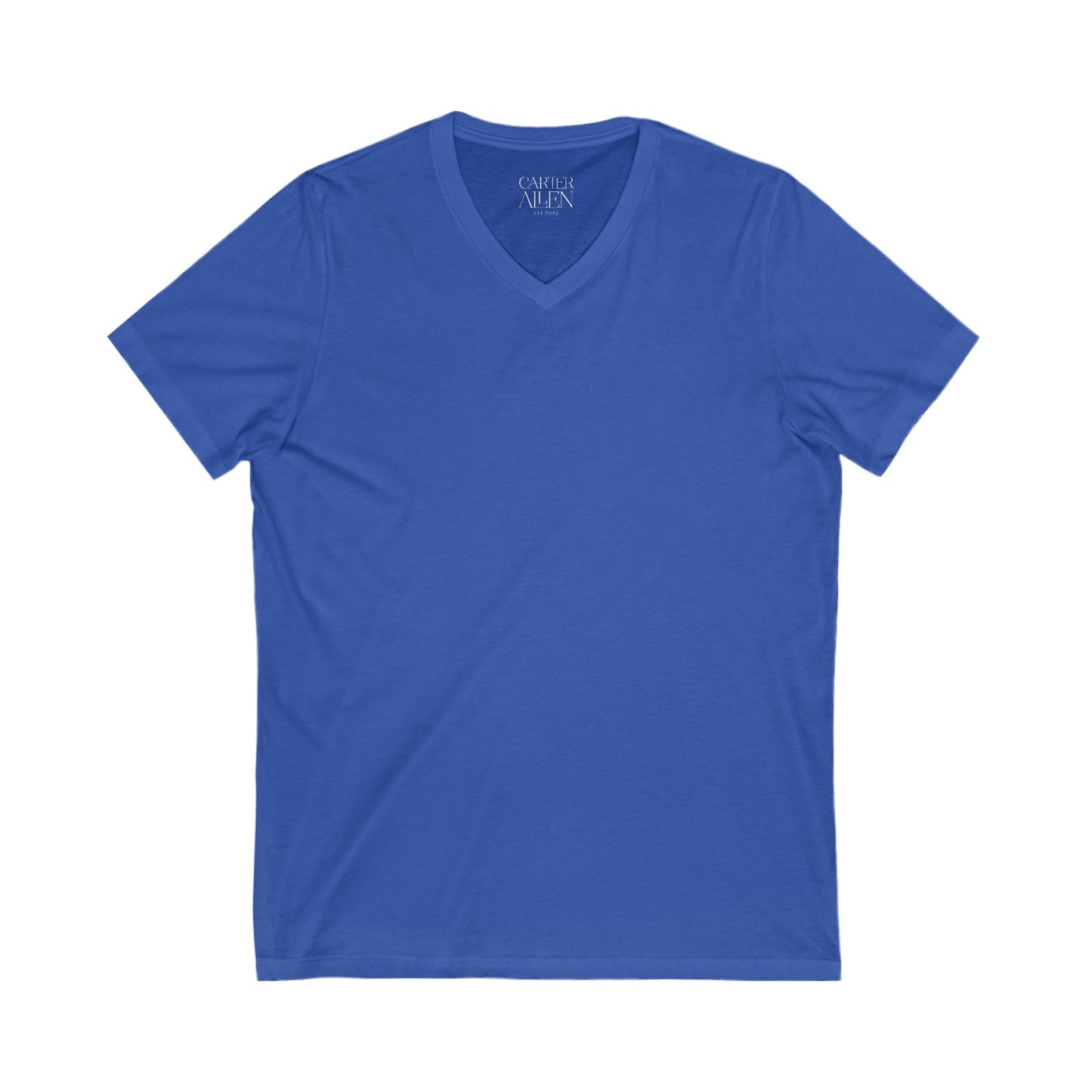 Casual Unisex V-Neck Tee - Perfect for Everyday Comfort