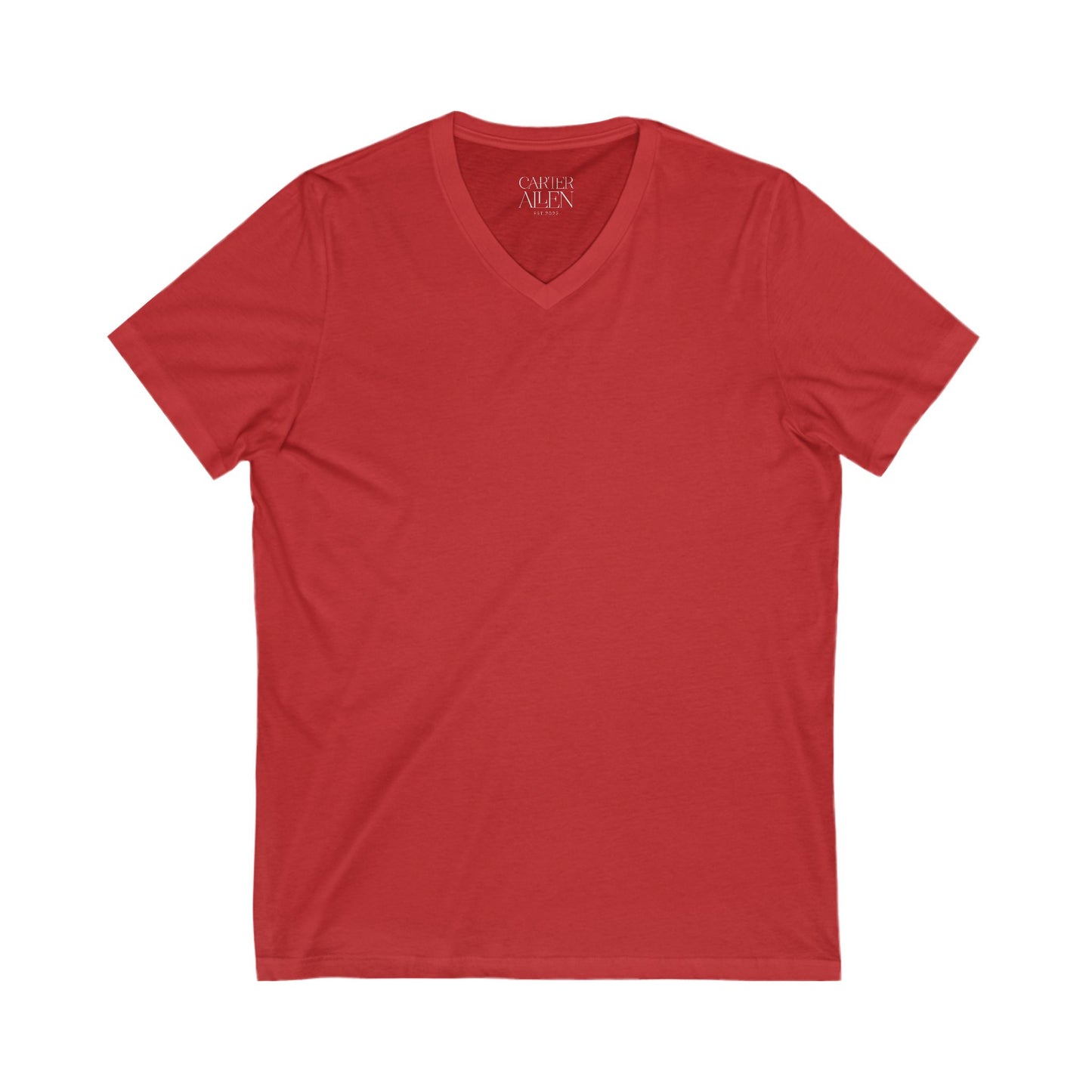 Casual Unisex V-Neck Tee - Perfect for Everyday Comfort