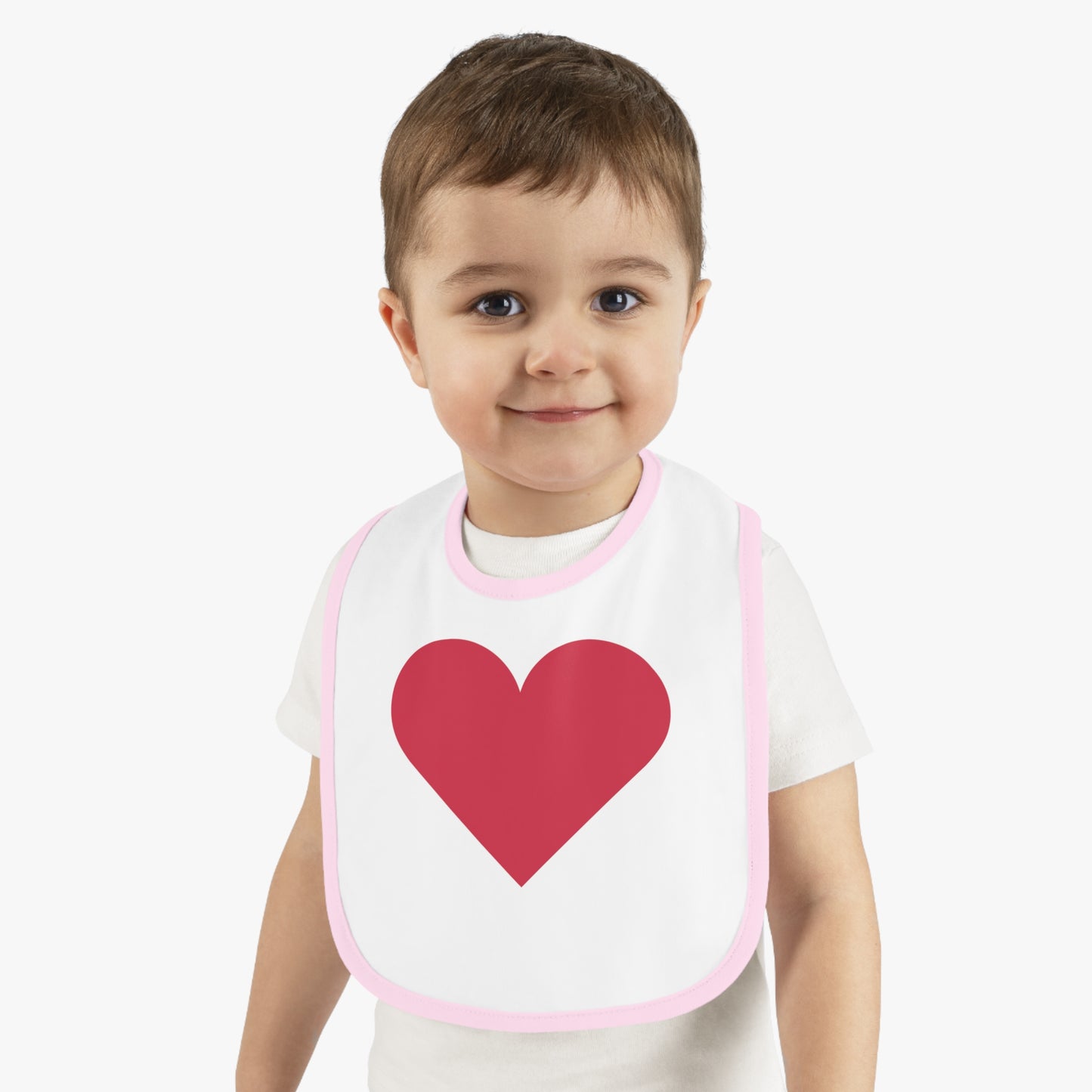 Cute Heart Design Baby Bib - Perfect for Mealtime & Celebrations