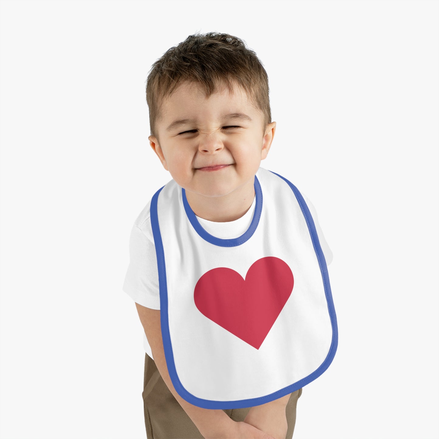 Cute Heart Design Baby Bib - Perfect for Mealtime & Celebrations