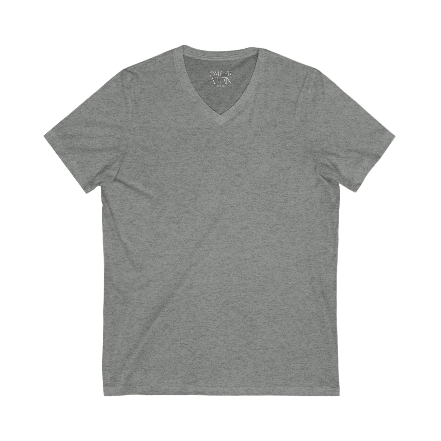 Casual Unisex V-Neck Tee - Perfect for Everyday Comfort