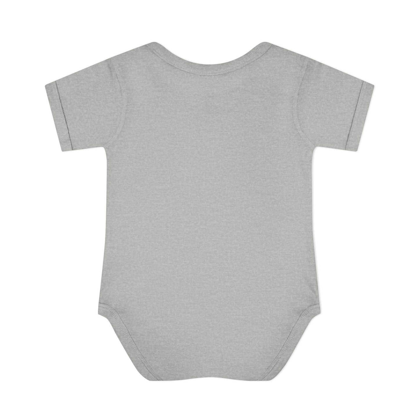 Black and White Zebra Baby Bodysuit | Cute Infant Rib Onesie for Animal Lovers