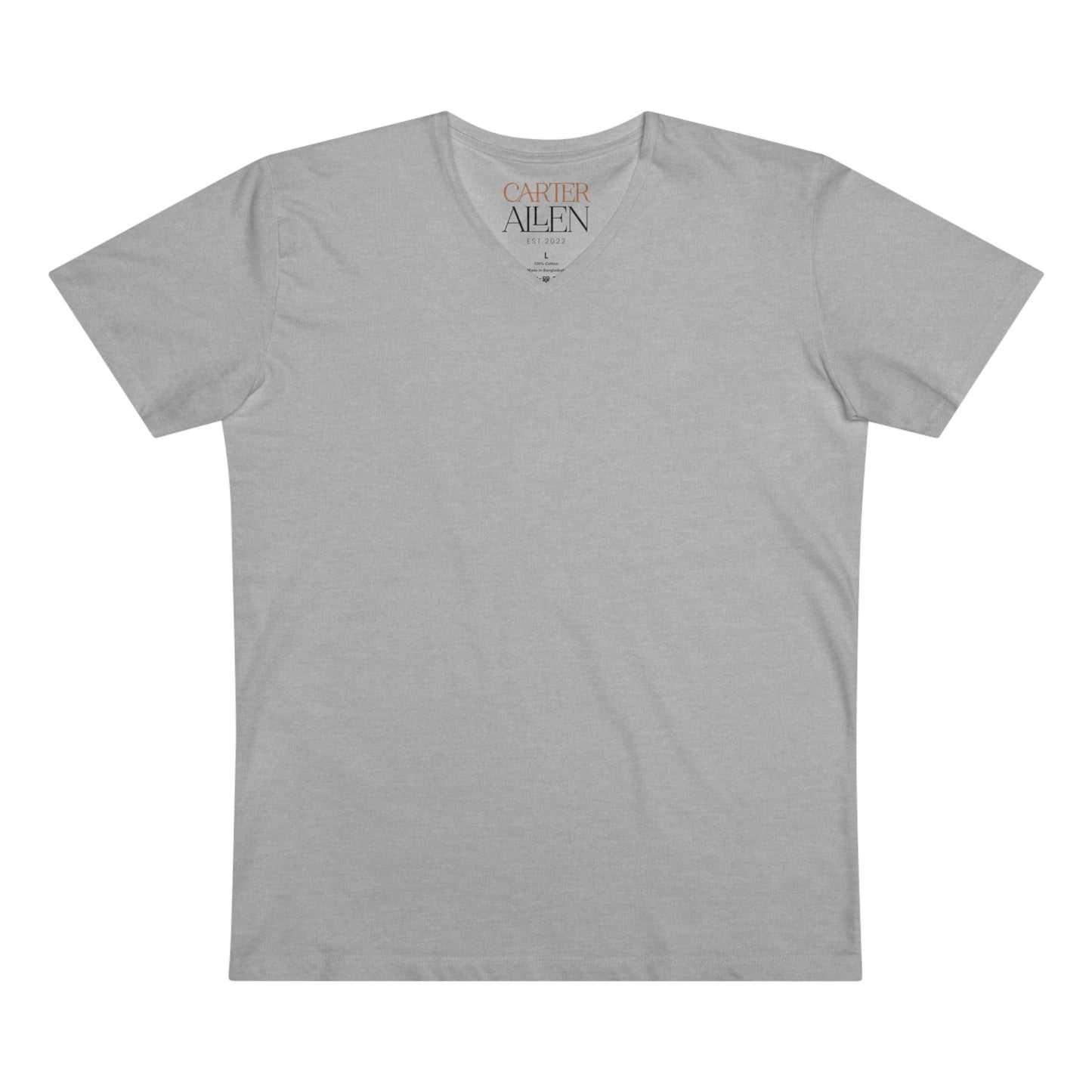 Men’s Presenter V-Neck T-Shirt - Classic White Casual Tee for Everyday Wear