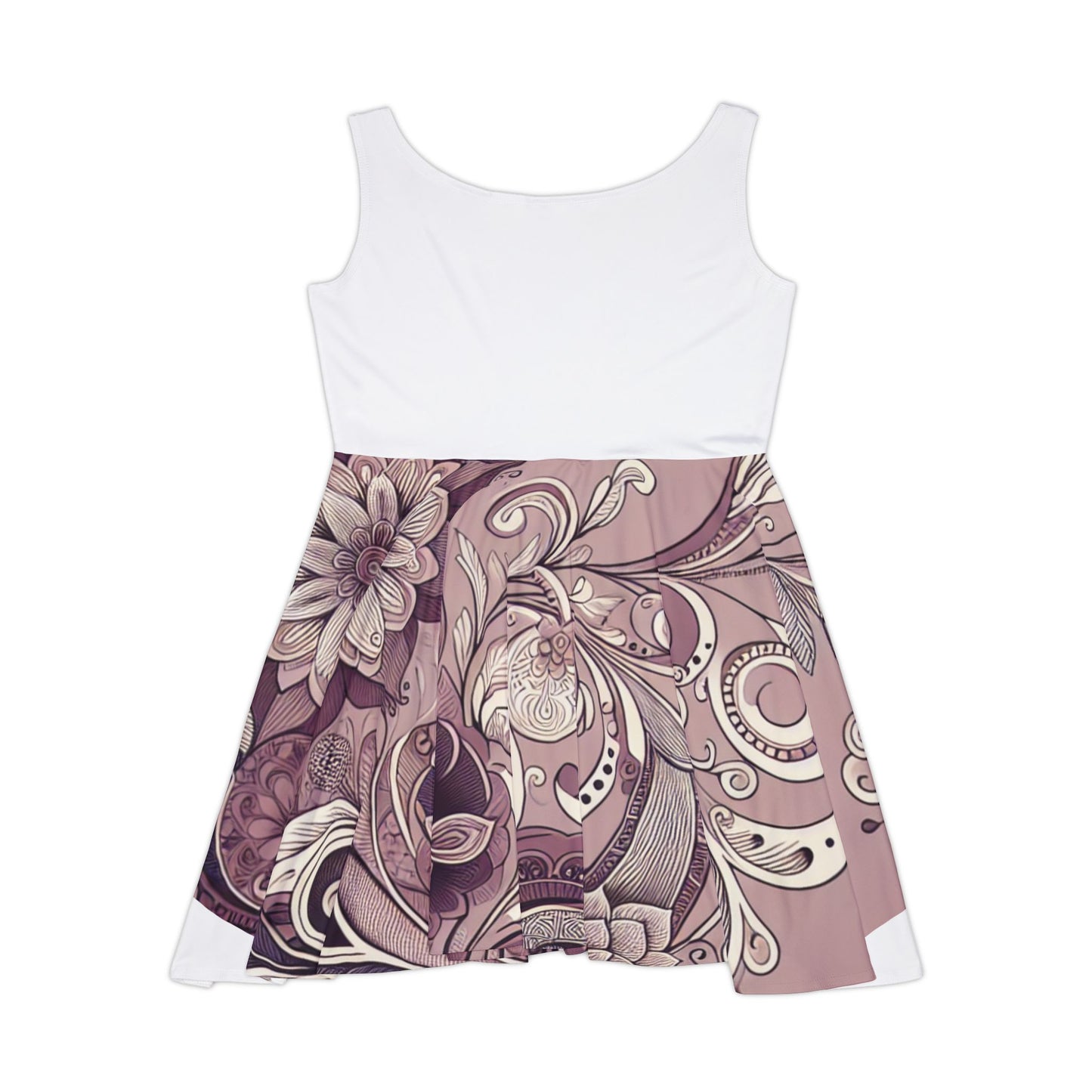 Elegant Floral Women's Skater Dress - Perfect for Spring Celebrations