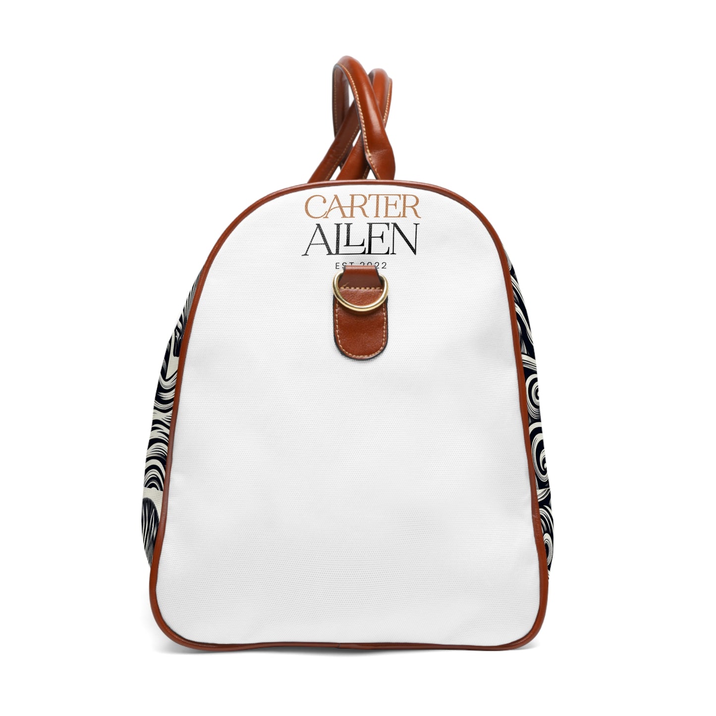 Trendy Waterproof Travel Bag with Zebra Print for Stylish Adventures