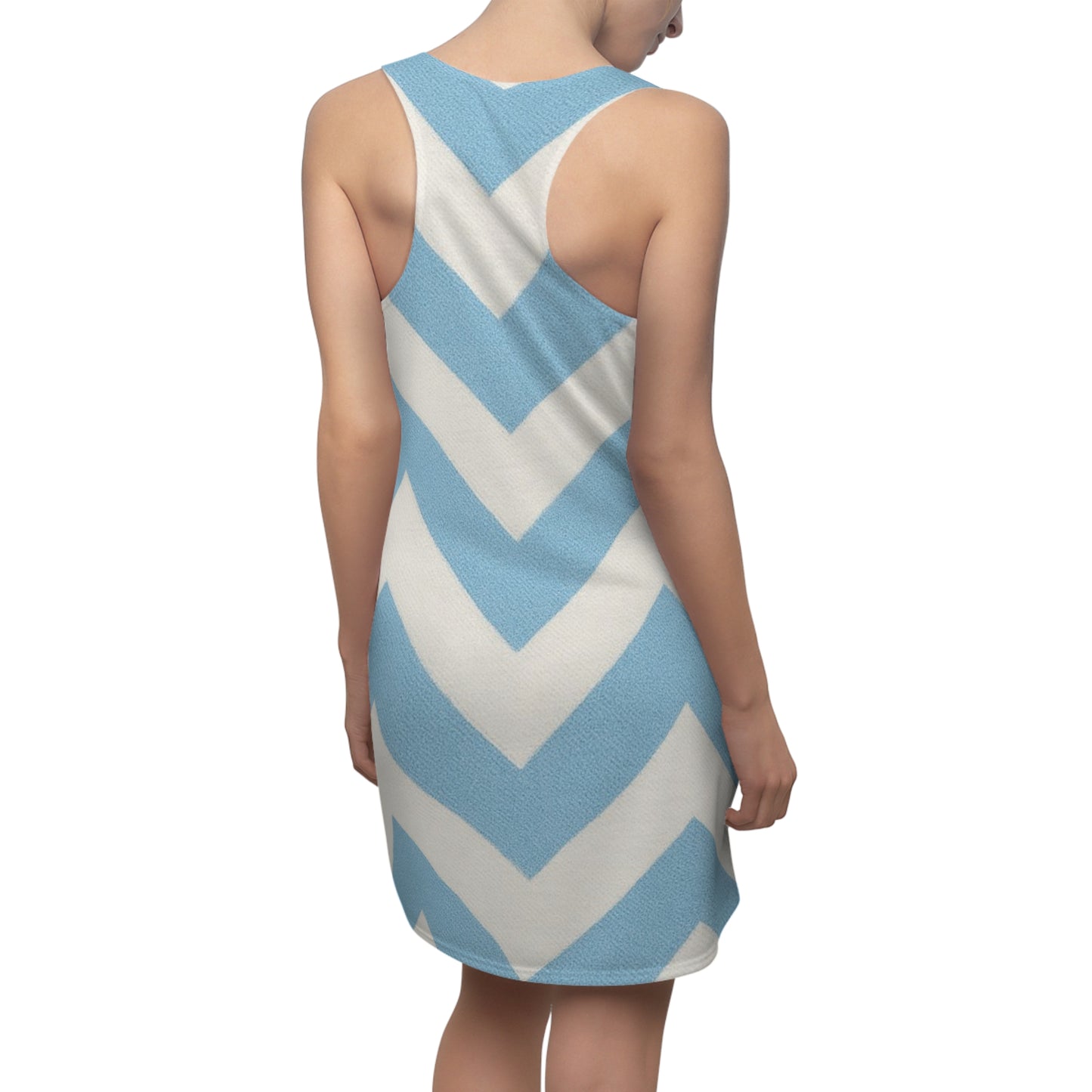 Stylish Chevron Print Racerback Dress for Women - Perfect Summer Style