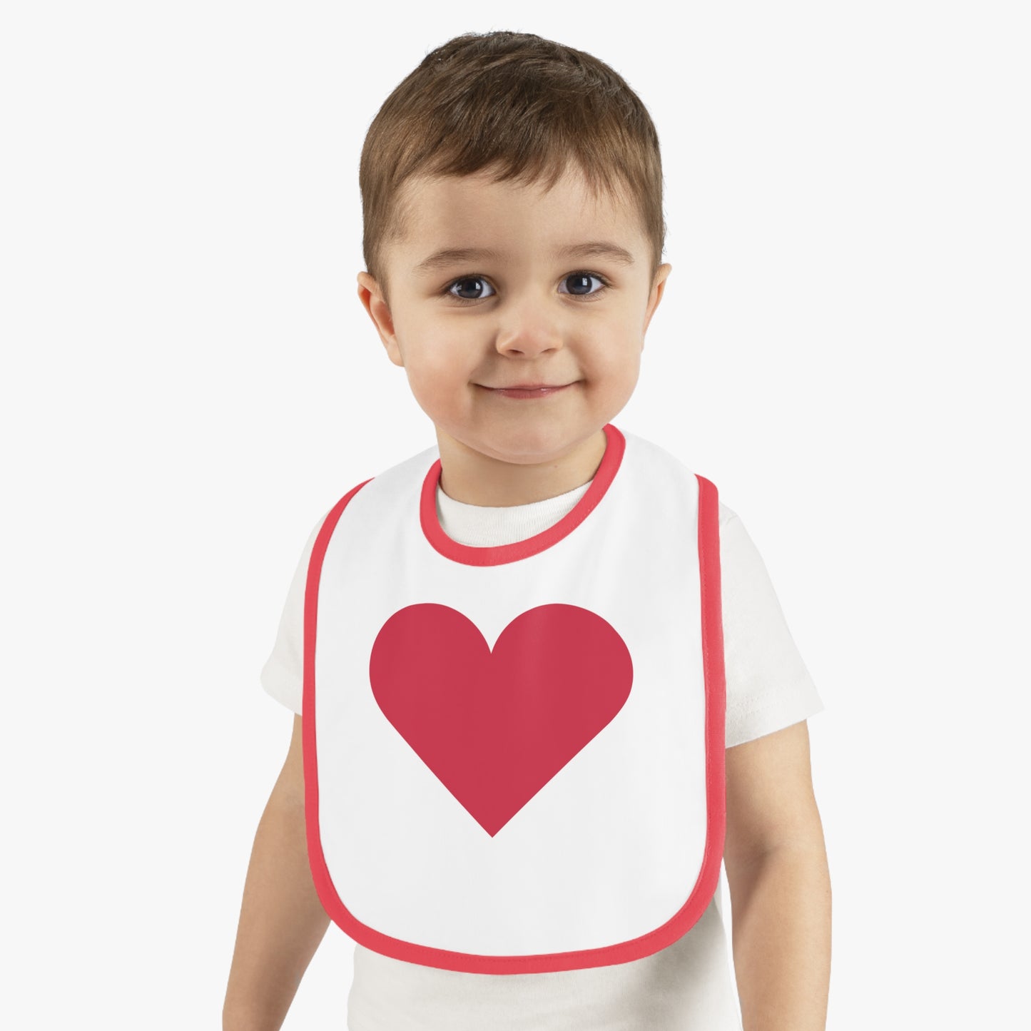 Cute Heart Design Baby Bib - Perfect for Mealtime & Celebrations
