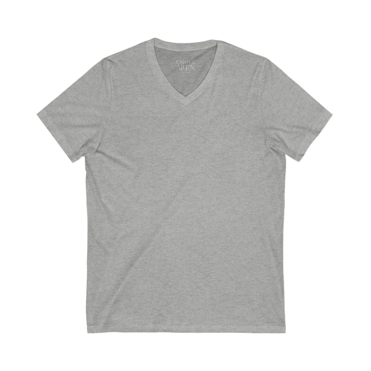 Casual Unisex V-Neck Tee - Perfect for Everyday Comfort