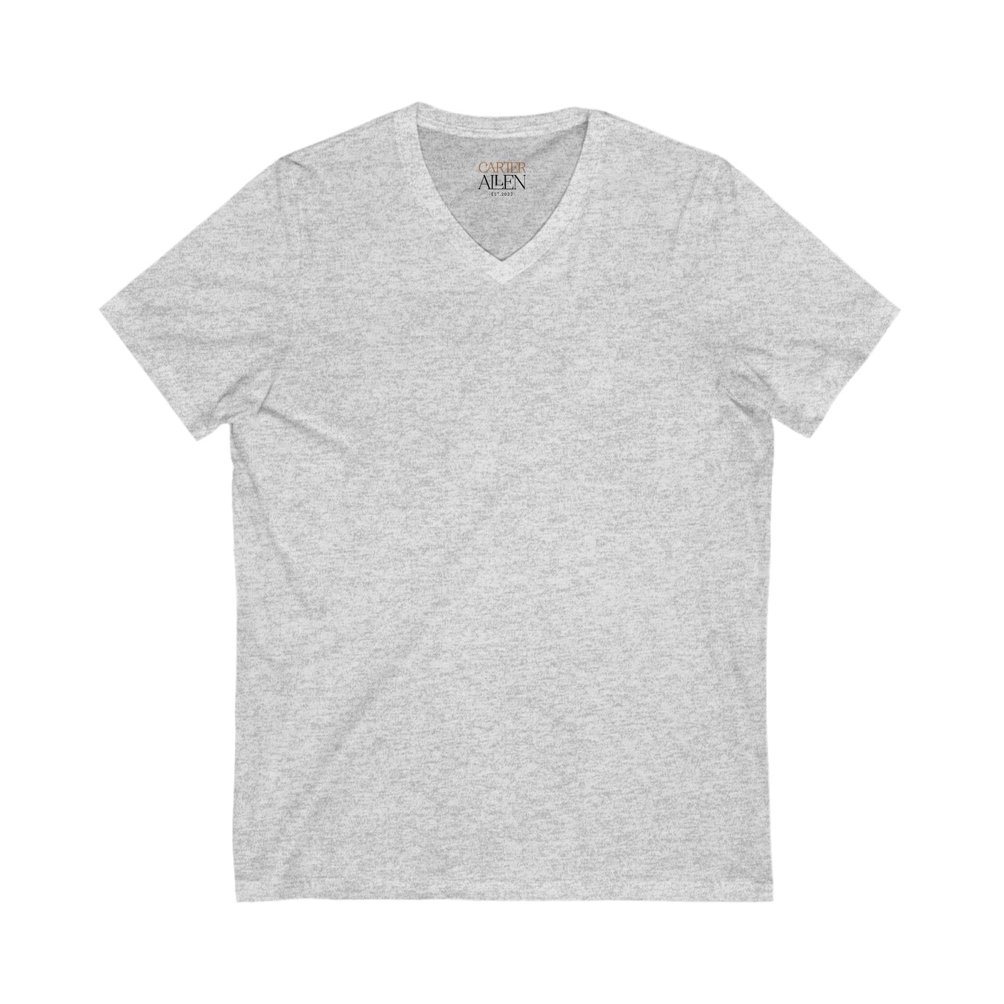 Casual Unisex V-Neck Tee - Perfect for Everyday Comfort