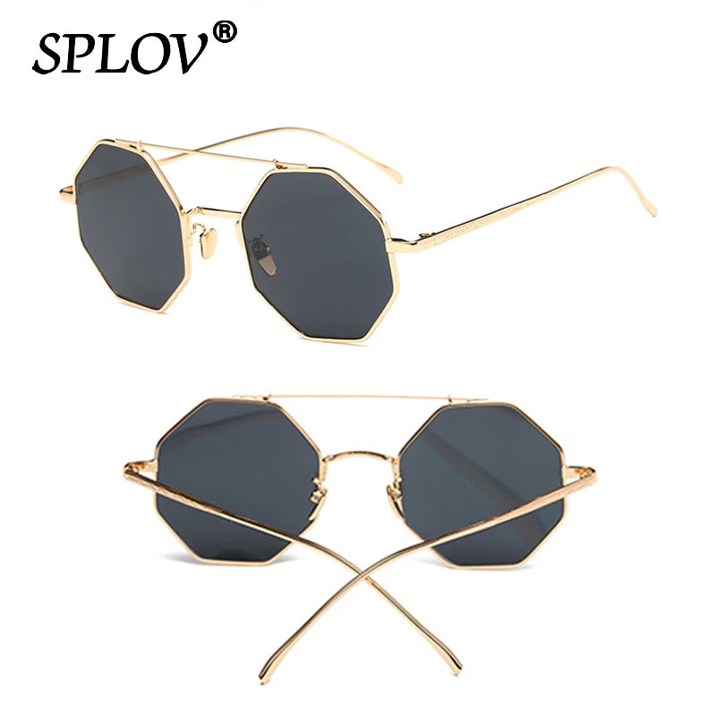 Men's Vintage Octagon Sunglasses