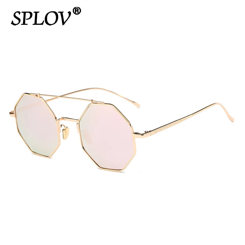 Men's Vintage Octagon Sunglasses