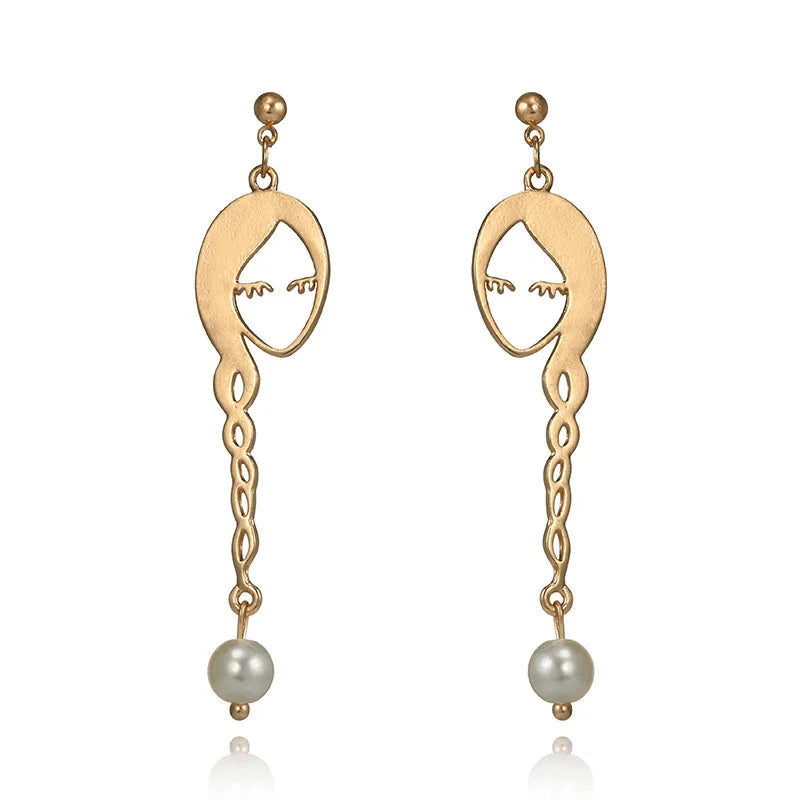 Gold Stud Earrings