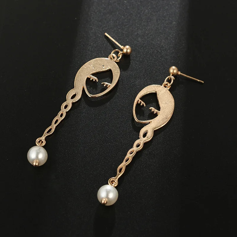 Gold Stud Earrings