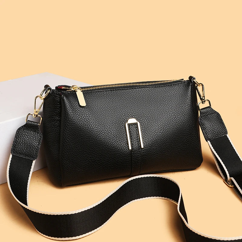 Women's Genuine Leather Crossbody Shoulder Bag