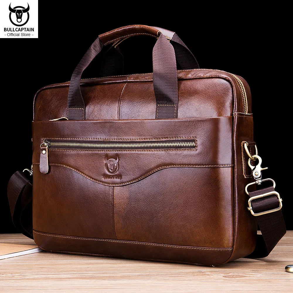 BULLCAPTAIN Briefcase Messenger Bags