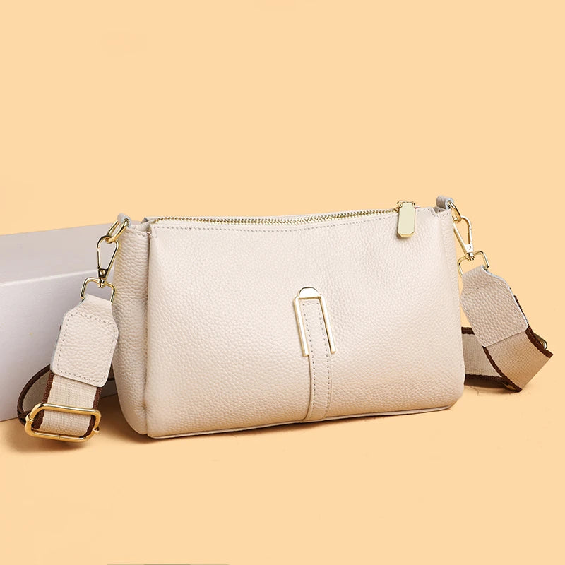 Women's Genuine Leather Crossbody Shoulder Bag