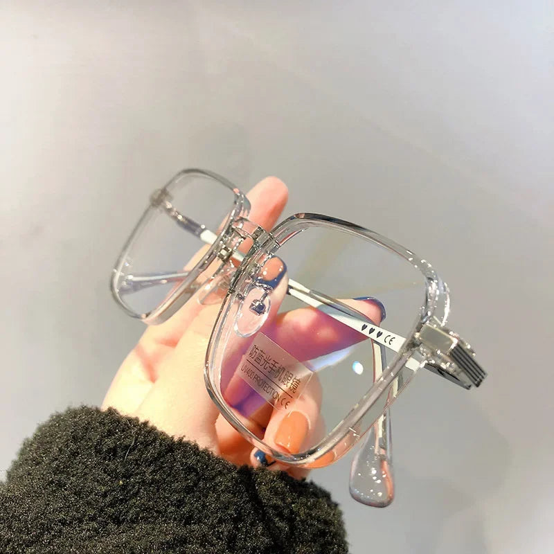 Square Transparent Eyeglasses
