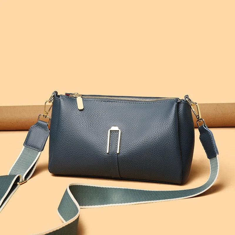 Women's Genuine Leather Crossbody Shoulder Bag