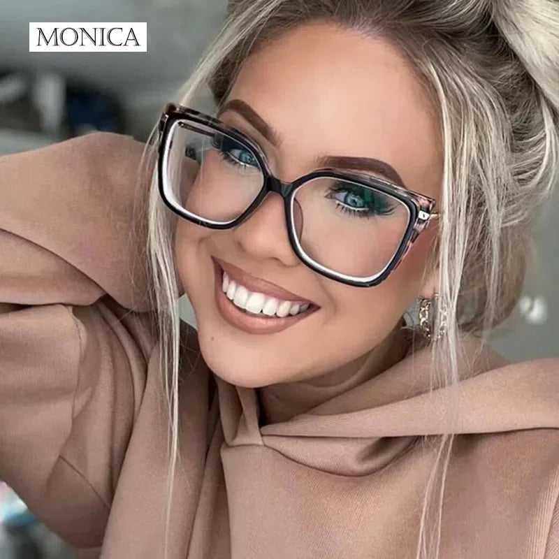 Women's Leopard Print Eyeglasses