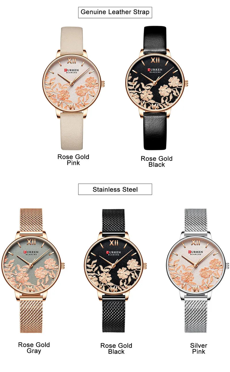 CURREN Stainless Steel Wristwatch