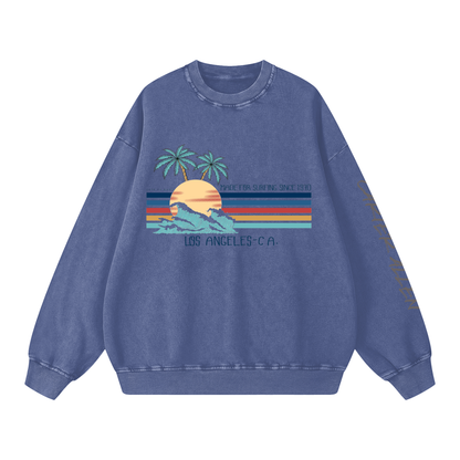 Snow Washed Oversized Sweatshirt