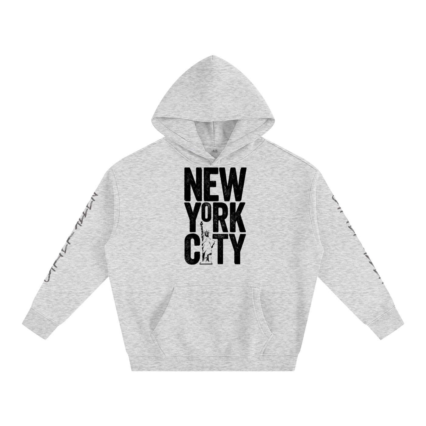 New York Oversize Fleeced Hoodie