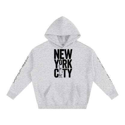New York Oversize Fleeced Hoodie