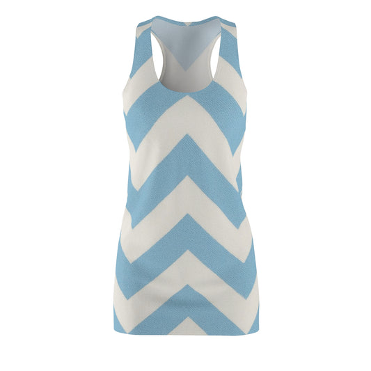 Stylish Chevron Print Racerback Dress for Women - Perfect Summer Style