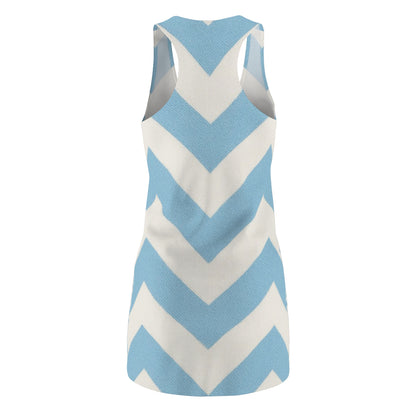 Stylish Chevron Print Racerback Dress for Women - Perfect Summer Style