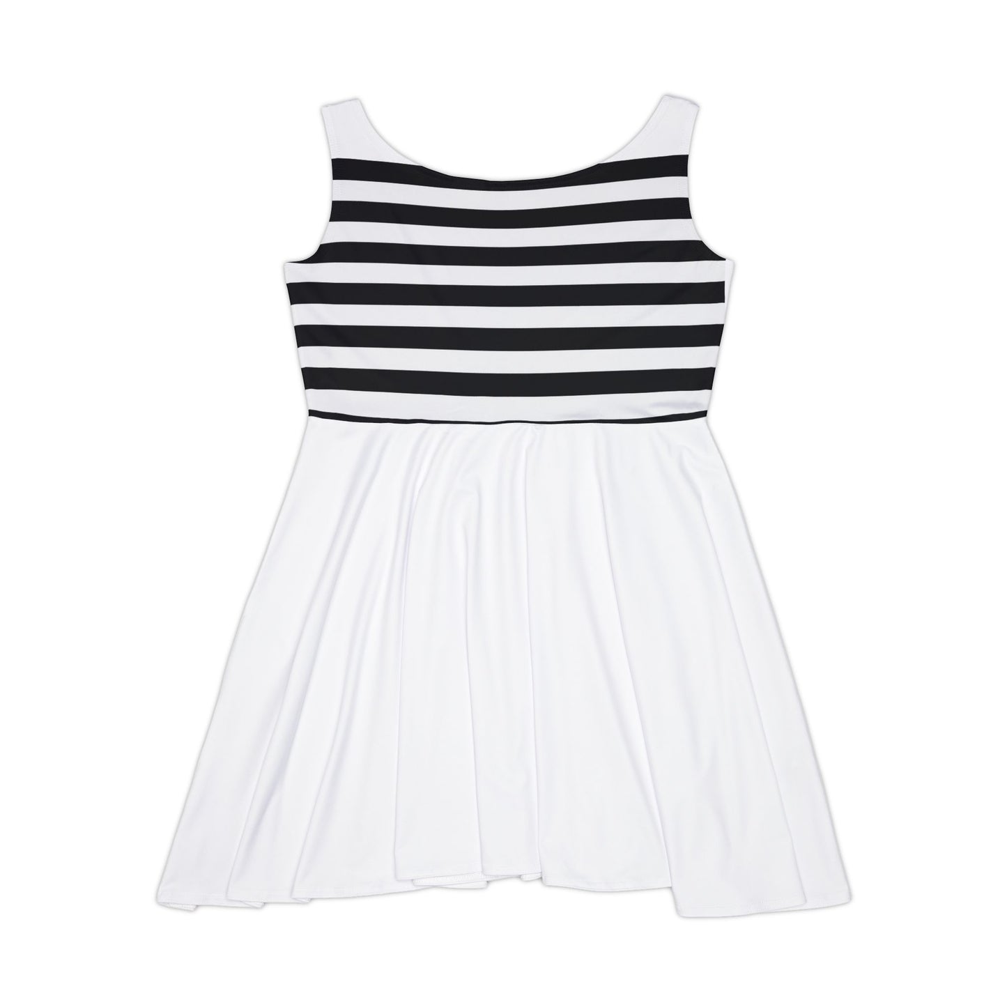 Classic Striped Women's Skater Dress - Perfect for Casual Outings and Summer Events
