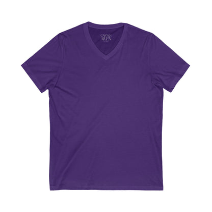 Casual Unisex V-Neck Tee - Perfect for Everyday Comfort