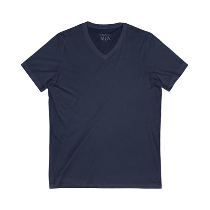 Casual Unisex V-Neck Tee - Perfect for Everyday Comfort