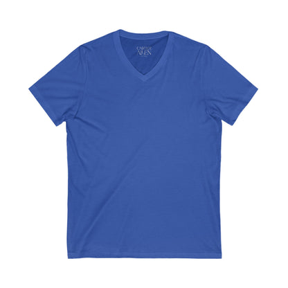 Casual Unisex V-Neck Tee - Perfect for Everyday Comfort