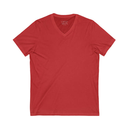 Casual Unisex V-Neck Tee - Perfect for Everyday Comfort