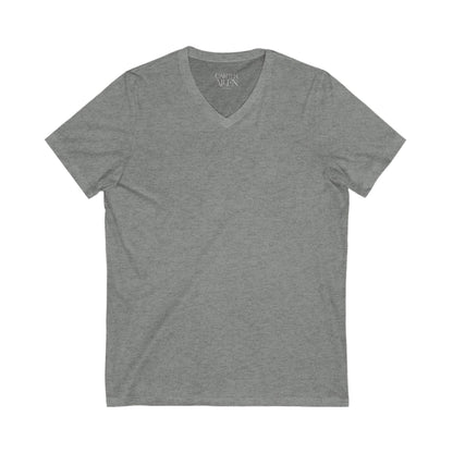 Casual Unisex V-Neck Tee - Perfect for Everyday Comfort