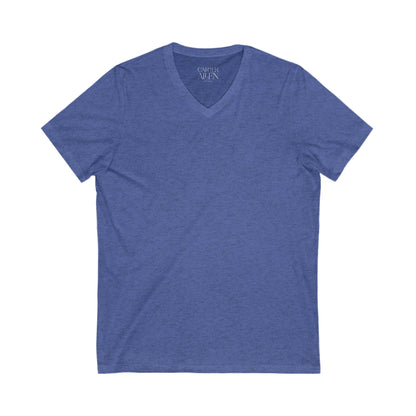 Casual Unisex V-Neck Tee - Perfect for Everyday Comfort