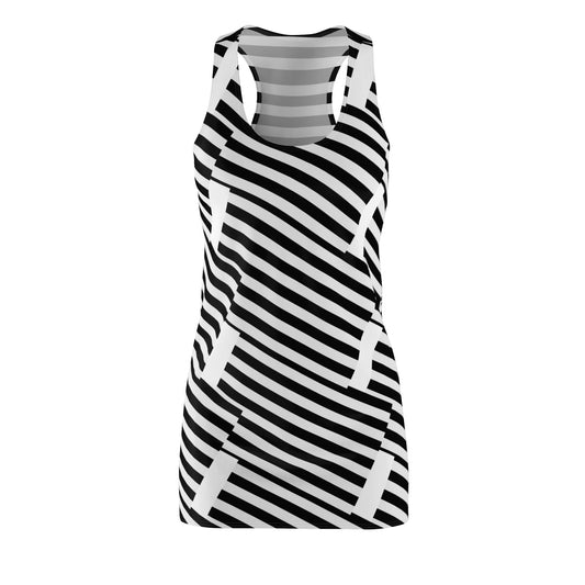 Chic Striped Racerback Dress for Women - Perfect for Summer & Casual Outings