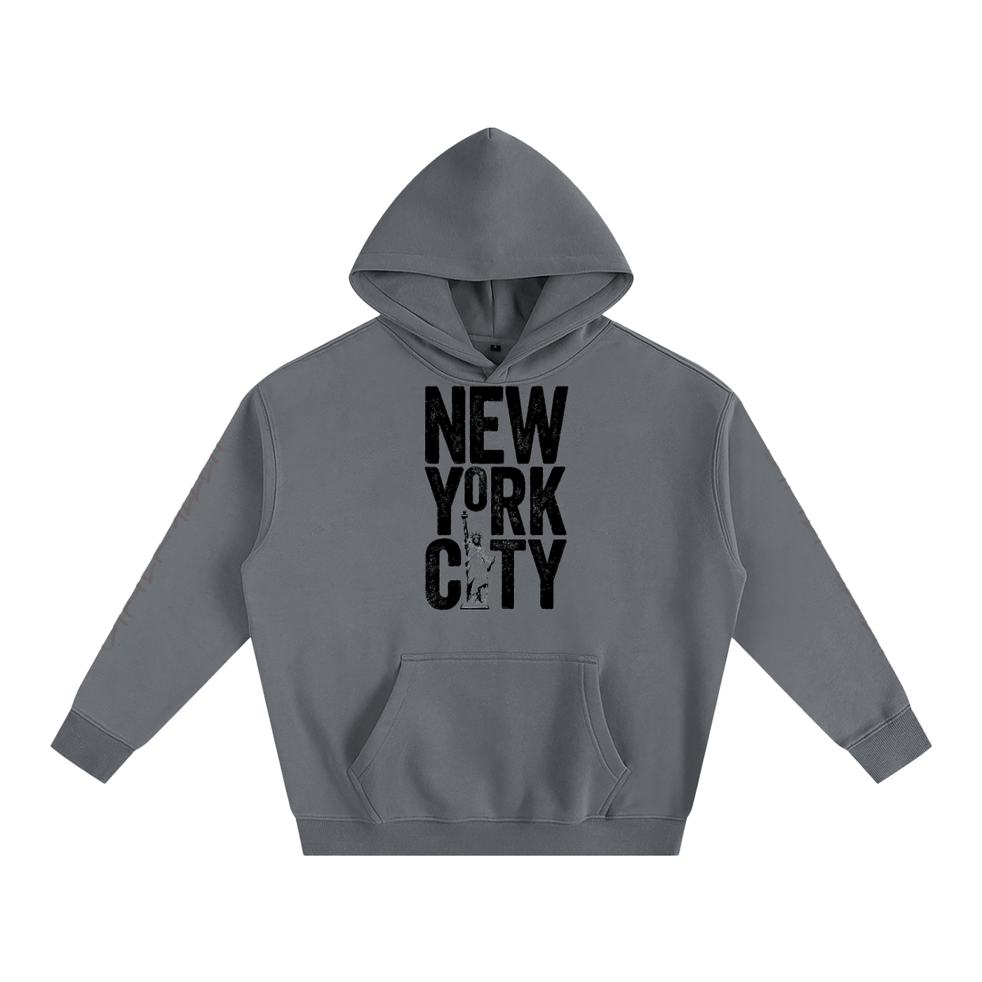New York Oversize Fleeced Hoodie