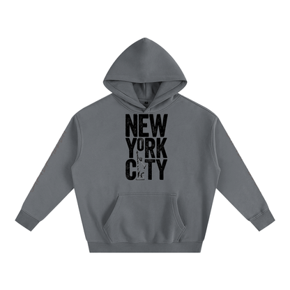 New York Oversize Fleeced Hoodie