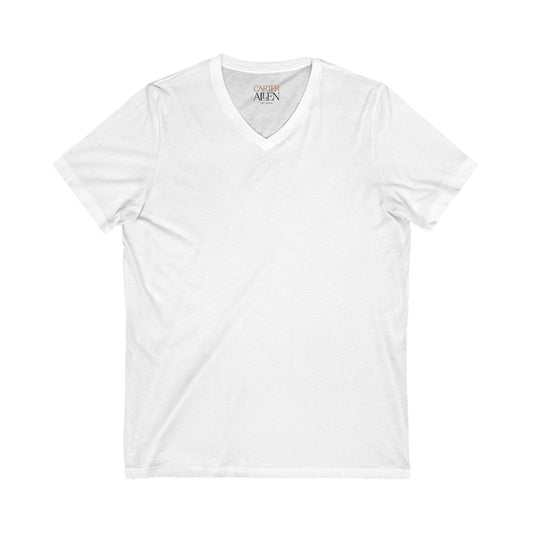 Casual Unisex V-Neck Tee - Perfect for Everyday Comfort