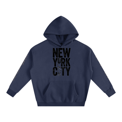 New York Oversize Fleeced Hoodie
