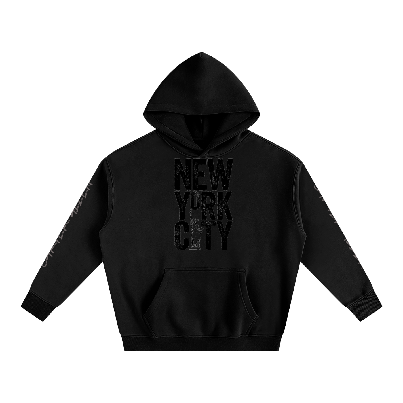 New York Oversize Fleeced Hoodie