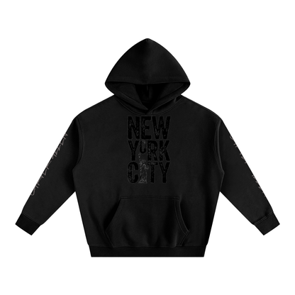 New York Oversize Fleeced Hoodie