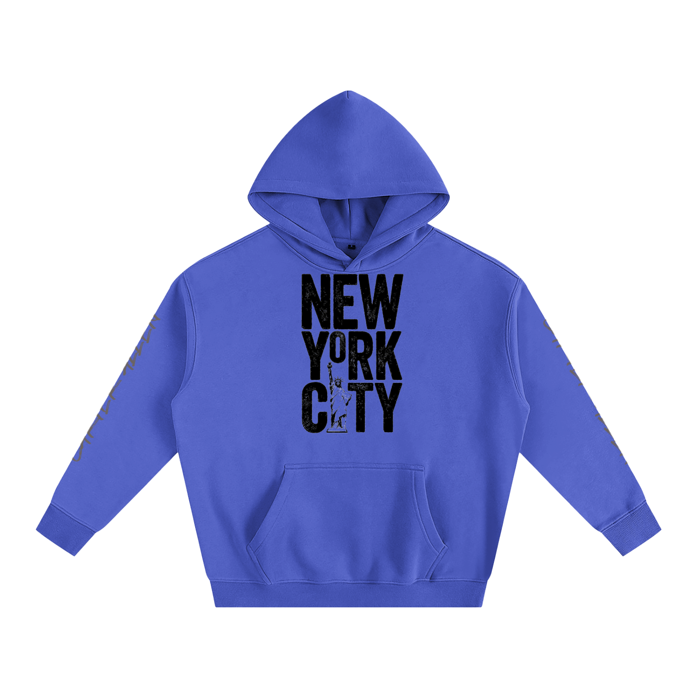 New York Oversize Fleeced Hoodie